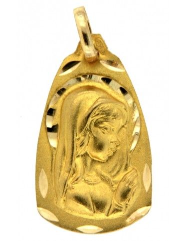 MEDALLA VIRGEN ORO 18K NIÑA 756