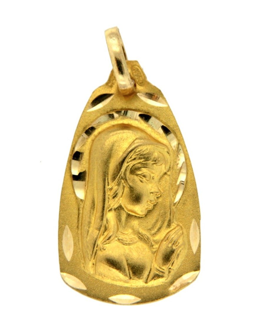 MEDALLA VIRGEN ORO 18K NIÑA 756