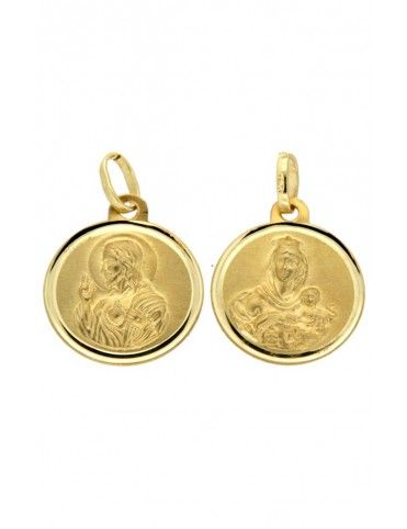 ESCAPULARIO VC+CJ ORO 18K NIÑA 01M122