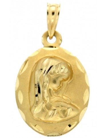 MEDALLA VIRGEN ORO 18K NIÑA 1M172
