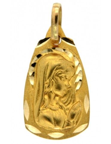 MEDALLA VIRGEN 18K NIÑA 754