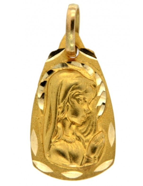MEDALLA VIRGEN 18K NIÑA 754