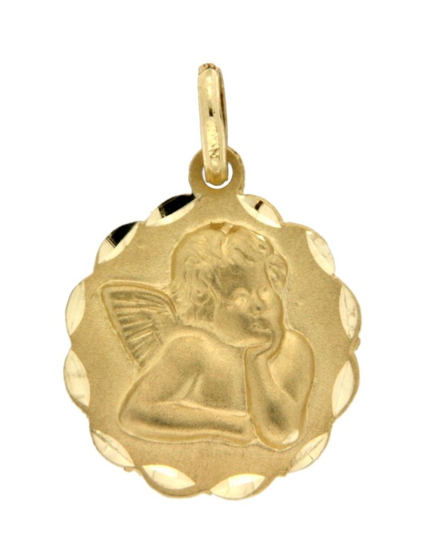 MEDALLA ANGELITO ORO 18K NIÑA M1163XL
