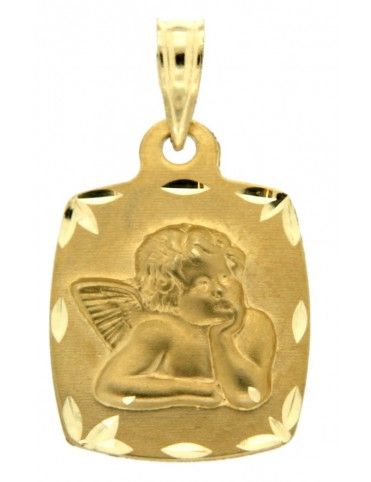 MEDALLA ANGELITO ORO 18K NIÑA 1M973