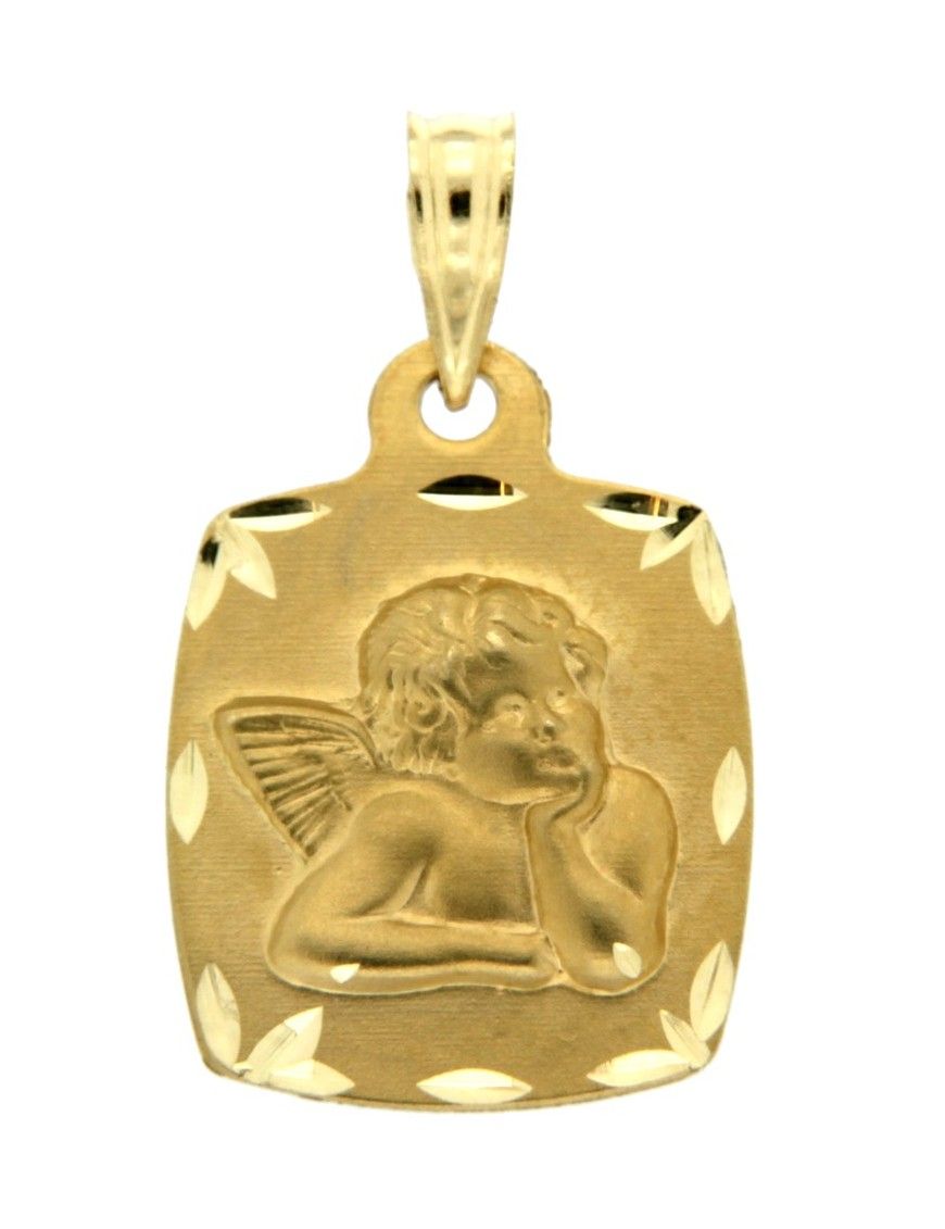 MEDALLA ANGELITO ORO 18K NIÑA 1M973