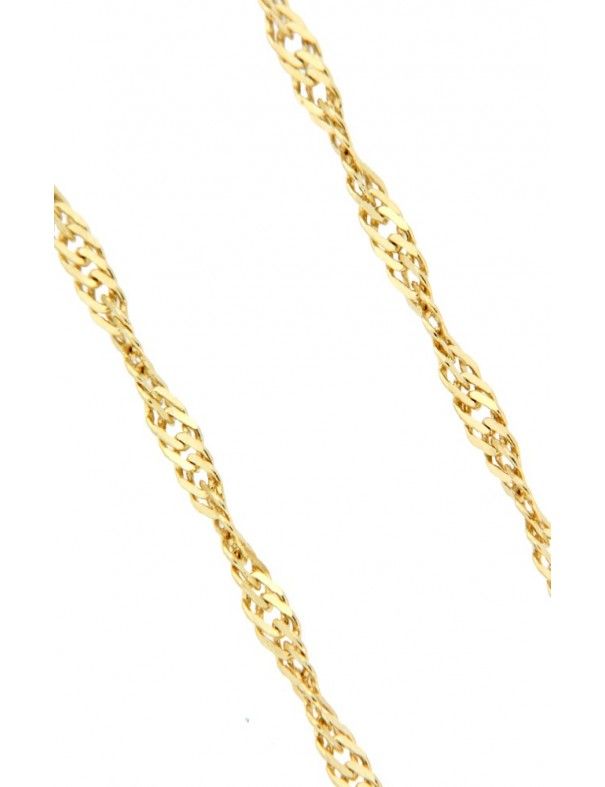 CADENA SINGAPUR 30X40 ORO 18K SINGAPUR 30X40