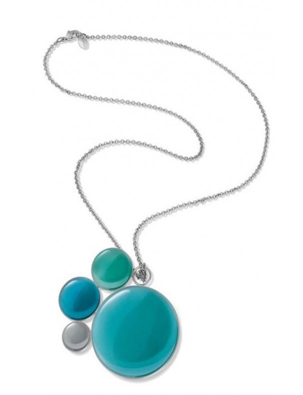 COLLAR SWATCH LOBURIA BLUE ACERO MUJER JPS023-U