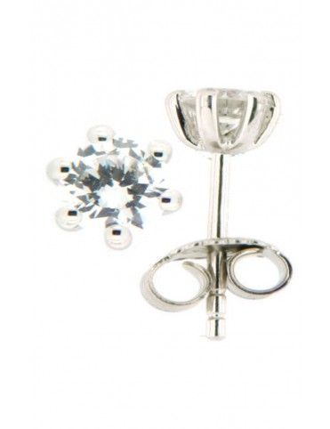 PENDIENTES MRJY PLATA CIRCONITA MUJER E3003