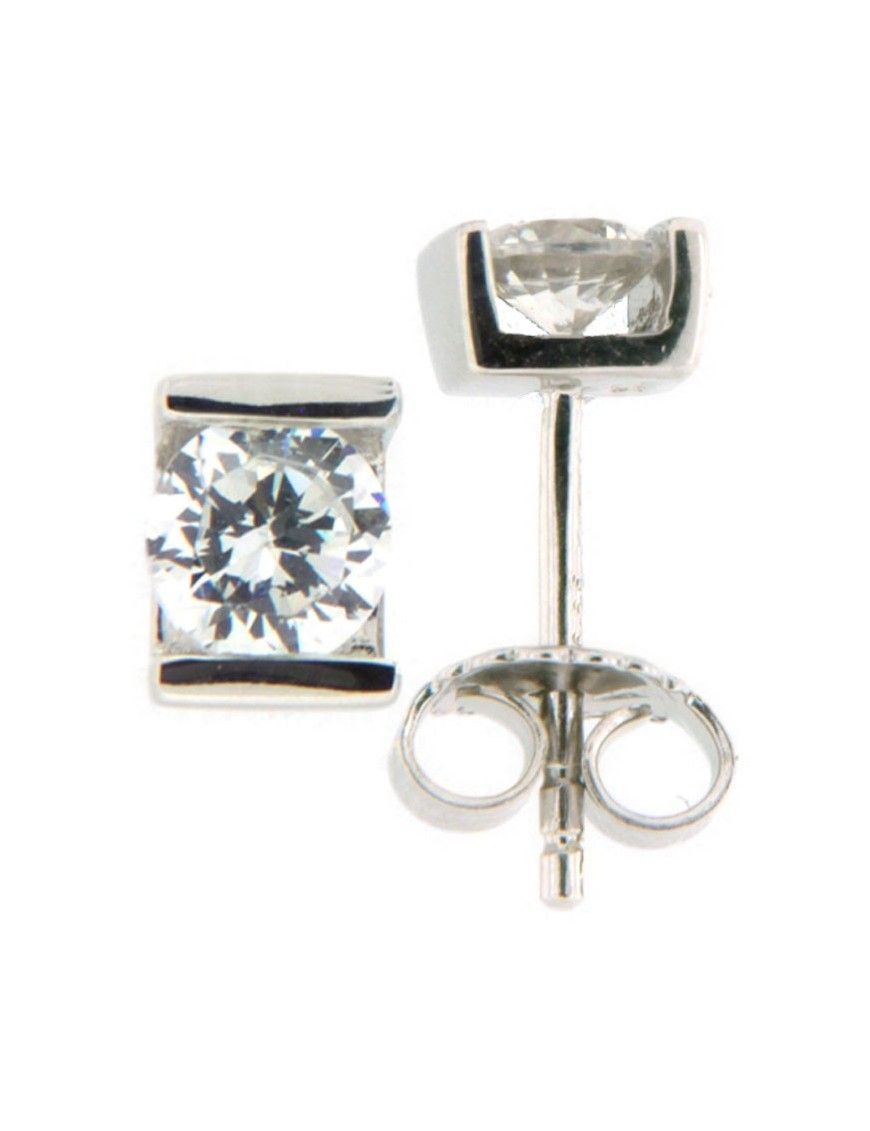 PENDIENTES MRJY PLATA CIRCONITA MUJER E3788