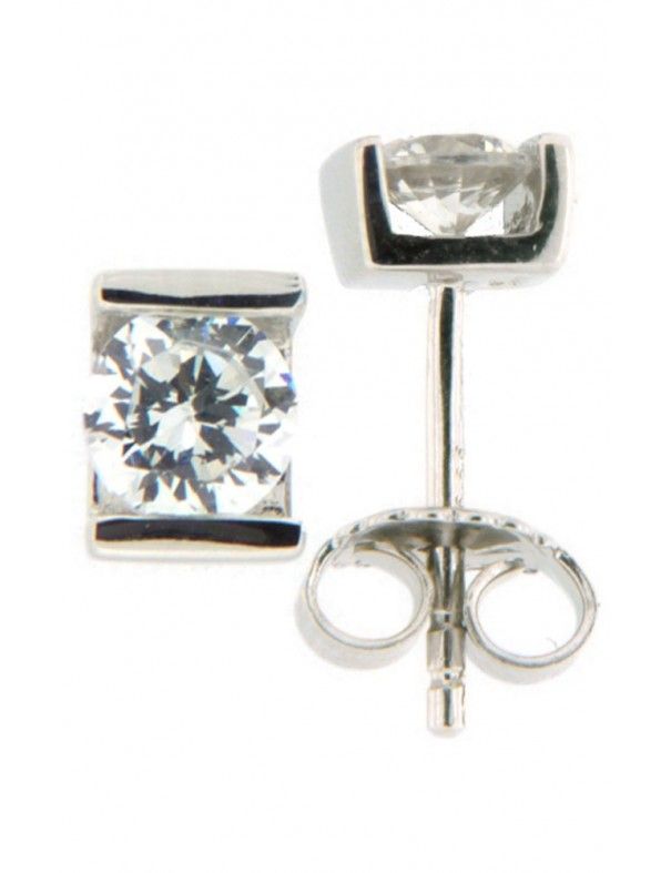 PENDIENTES MRJY PLATA CIRCONITA MUJER E3788