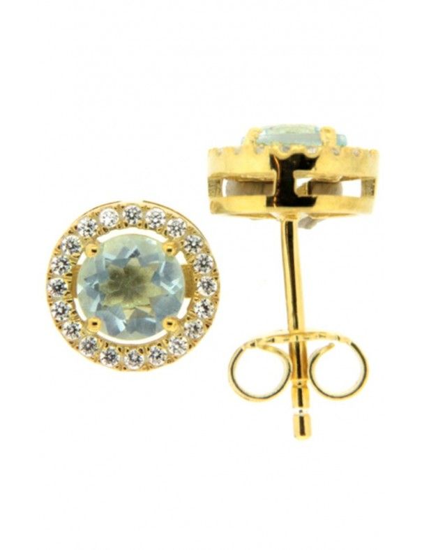 PENDIENTES MRJY PLATA DORADA E7TPP/G