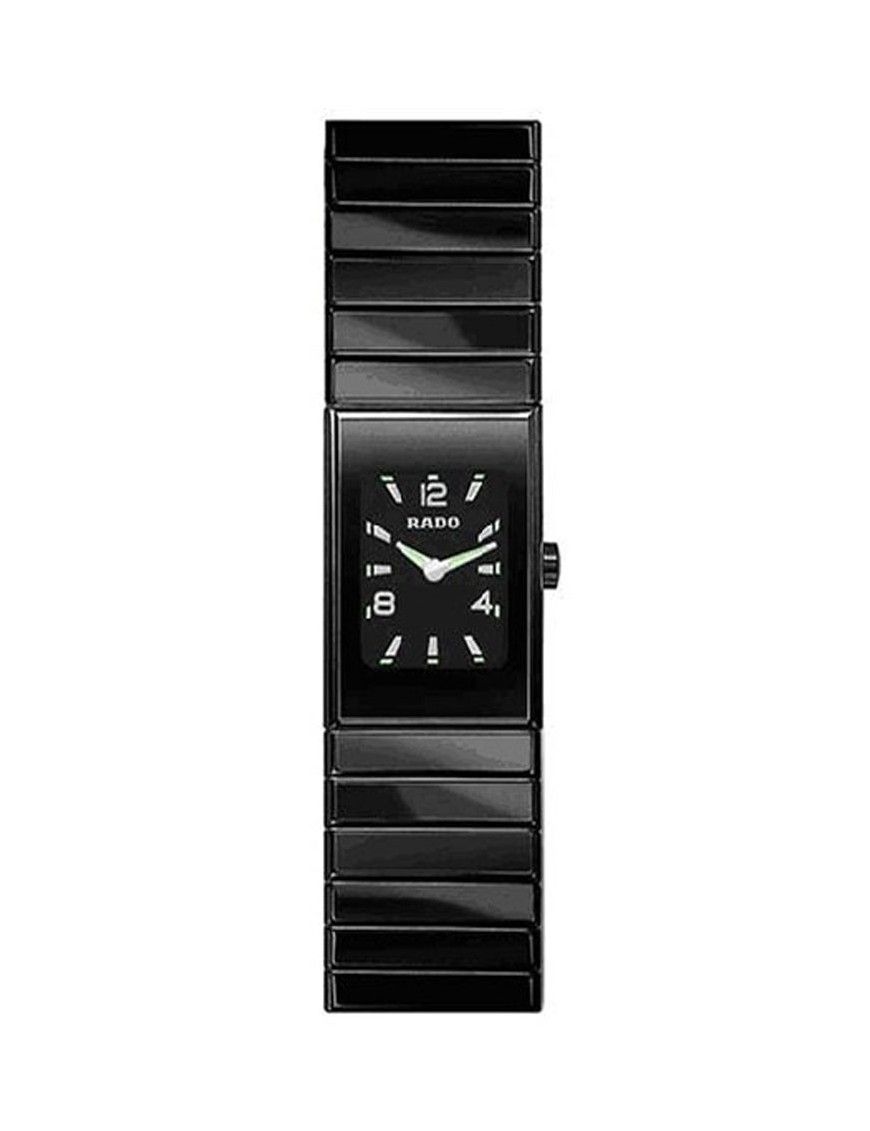 RELOJ RADO CERAM. NEG. MINI. ESF. NÚMERO SEÑORA R21540192
