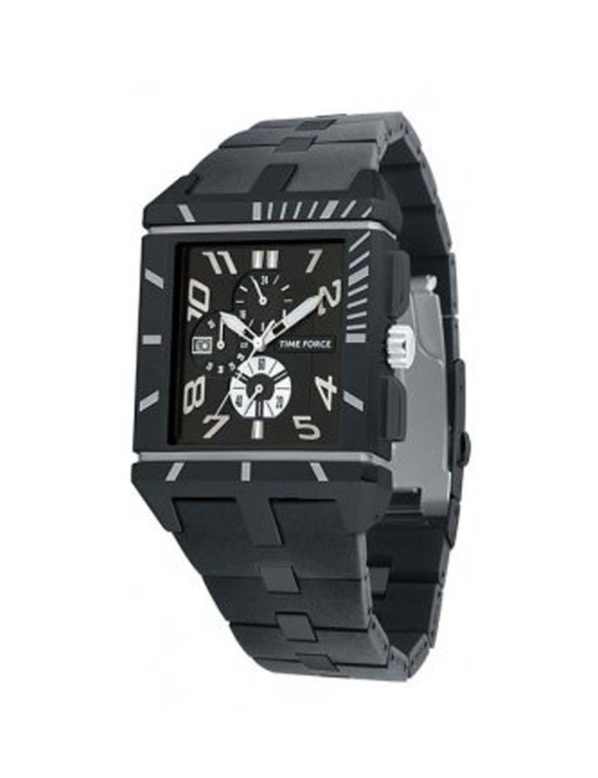 RELOJ TIME FORCE CRONO CAUCHO TF2957M14