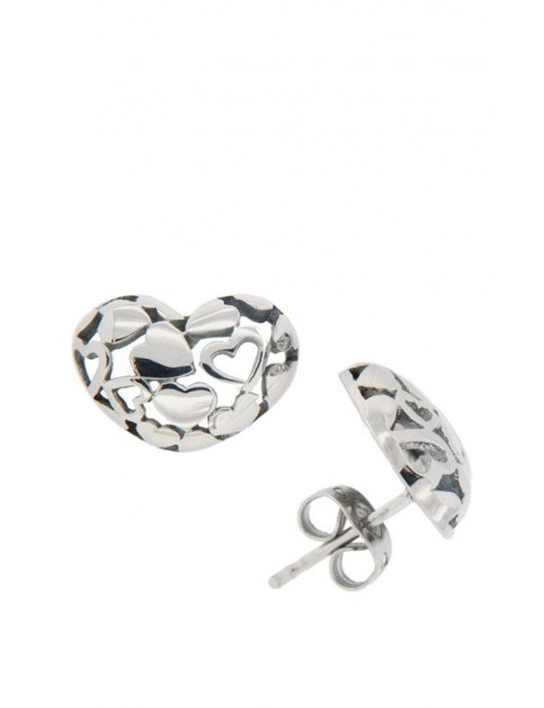 PENDIENTES MRJY HE-6229 ACERO MUJER