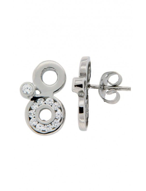 PENDIENTES MRJY HE-4965 ACERO MUJER