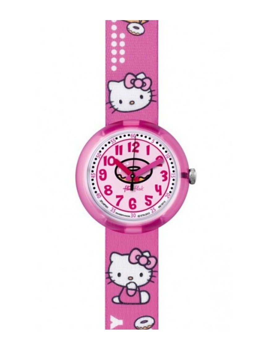RELOJ FLIK FLAK HELLO KITTY CAFE NIÑA FLNP001