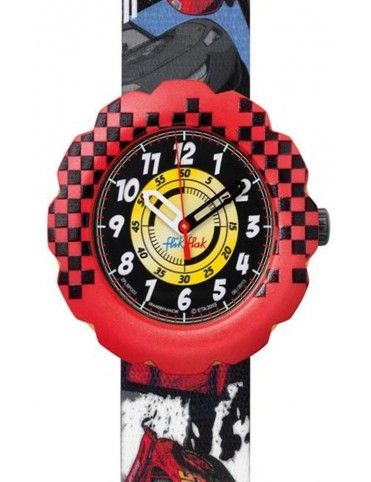 RELOJ FLIK FLAK CARS LIGHTNING MCQUEEN NIÑO FLSP002