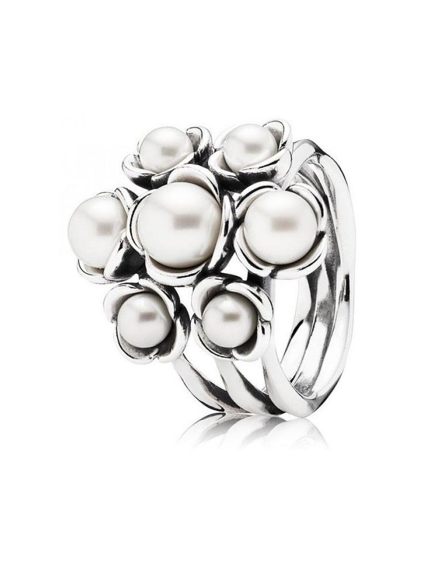 Anillo Pandora Plata y perlas 190887P-54