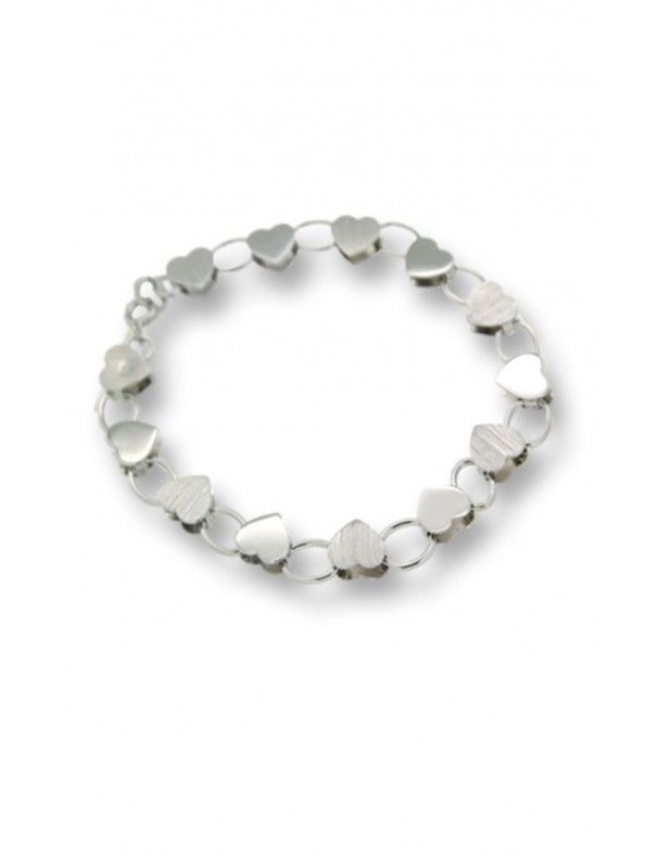 PULSERA MRJY PLATA MUJER B0419-HEART