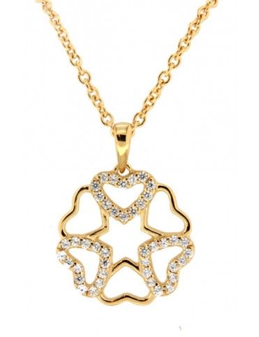 COLLAR MRJY PLATA CHAPADA MUJER 3-9476-03