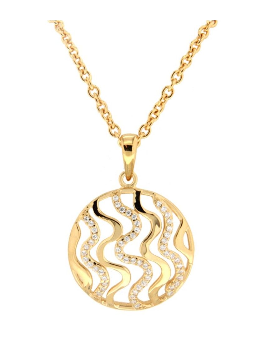 COLLAR MRJY PLATA CHAPADA MUJER 3-9519-03