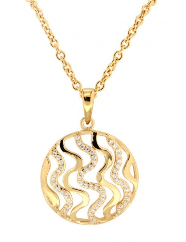 COLLAR MRJY PLATA CHAPADA MUJER 3-9519-03