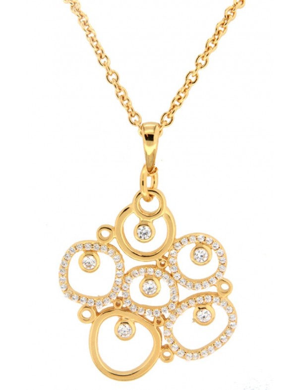 COLLAR MRJY PLATA CHAPADA MUJER 3-9251-03