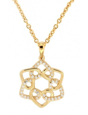 COLLAR MRJY PLATA CHAPADA MUJER 3-9475-03