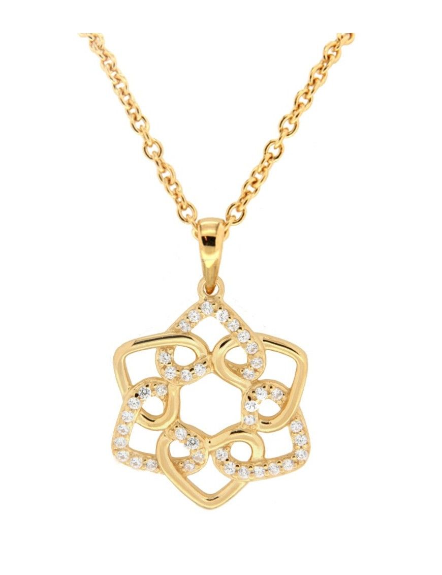 COLLAR MRJY PLATA CHAPADA MUJER 3-9475-03