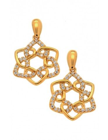 PENDIENTES MRJY PLATA CHAPADA 4-8886-02