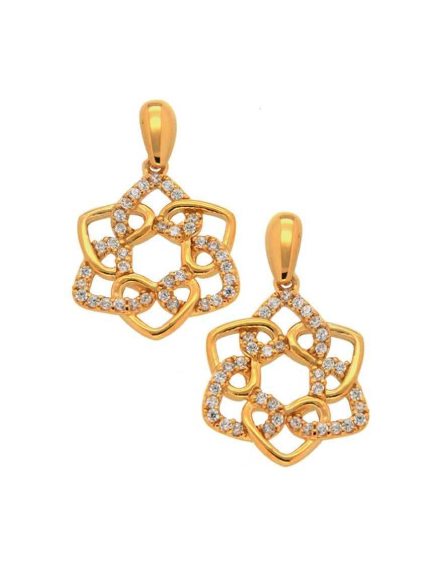 PENDIENTES MRJY PLATA CHAPADA 4-8886-02