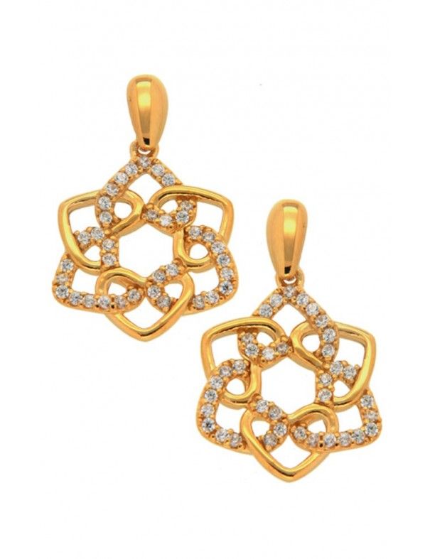 PENDIENTES MRJY PLATA CHAPADA 4-8886-02