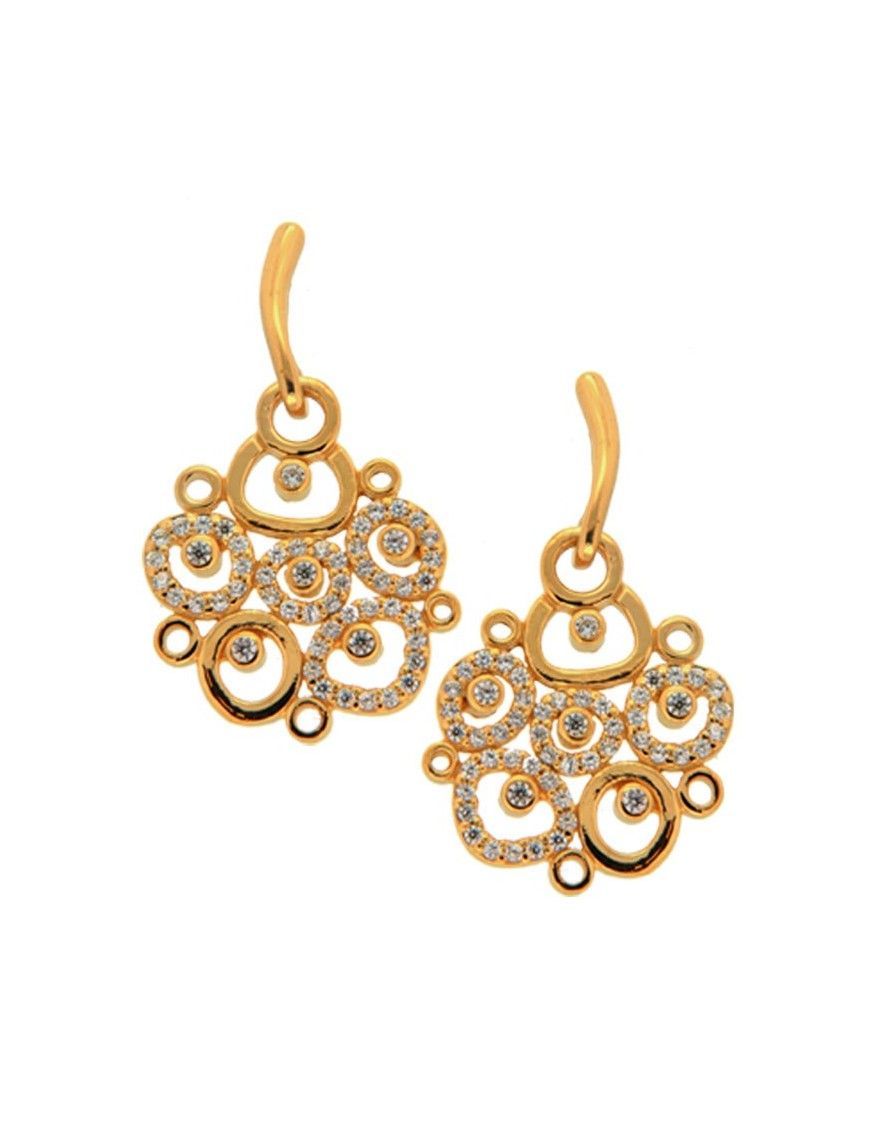 PENDIENTES MRJY PLATA CHAPADA 4-8709-03