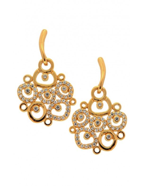 PENDIENTES MRJY PLATA CHAPADA 4-8709-03