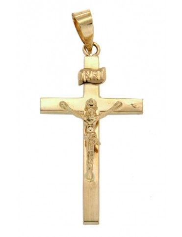 CRUCIFIJO DE ORO 18KT NIÑO 6884-C/A