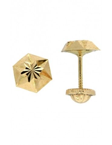 PENDIENTES MRJY ORO 18 Kilates niña 1013-P/A