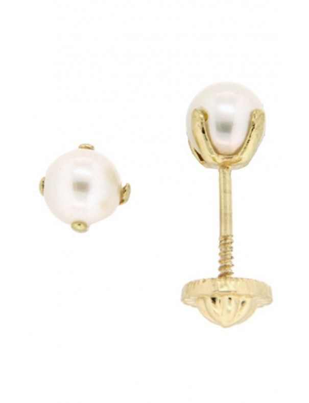 PENDIENTES MRJY ORO 18 KT NIÑA 1052-P/A/PE
