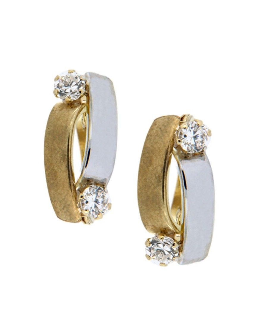 PENDIENTES MRJY ORO BICOLOR 9K MUJER 0510403