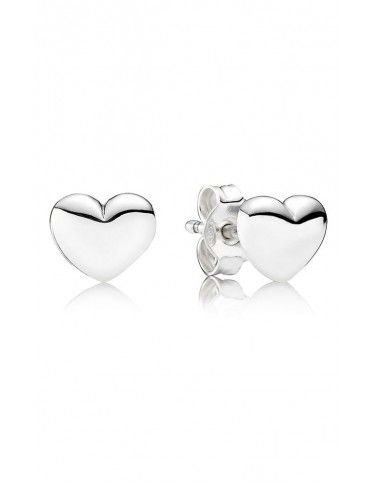 PENDIENTES PANDORA PLATA CORAZONES 290550