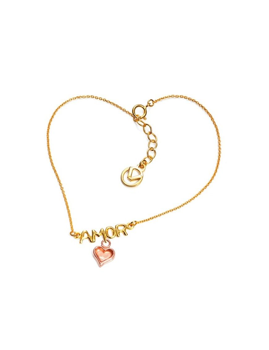 PULSERA VICEROY PLATA CHAPADA EN ORO 4037P100-90