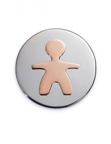 MEDALLÓN VICEROY PLAISIR ACERO IP PLATEADO VMC0029-10