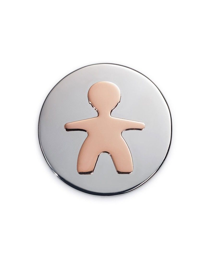 MEDALLÓN VICEROY PLAISIR ACERO IP PLATEADO VMC0029-10