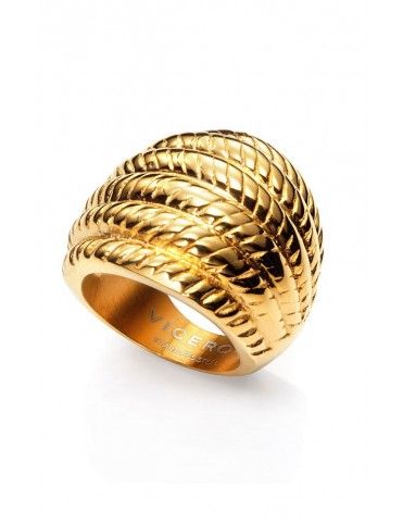 ANILLO VICEROY ACERO IP DORADO 6196A01612