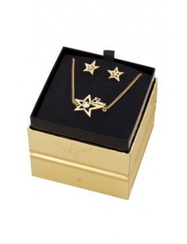 SET GUESS PULSERA Y PENDIENTES MUJER UBS81302