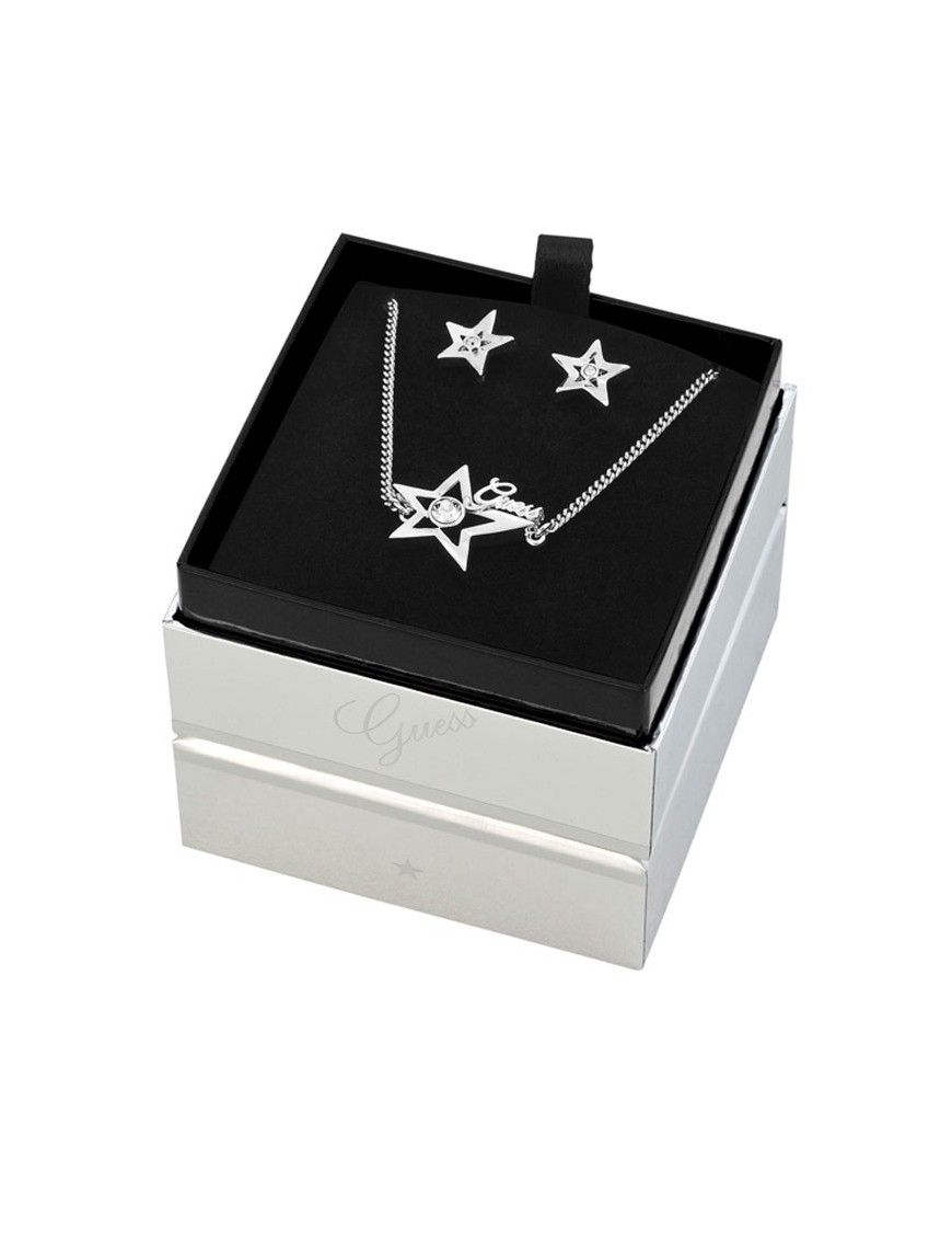 SET GUESS PULSERA Y PENDIENTES MUJER UBS81301