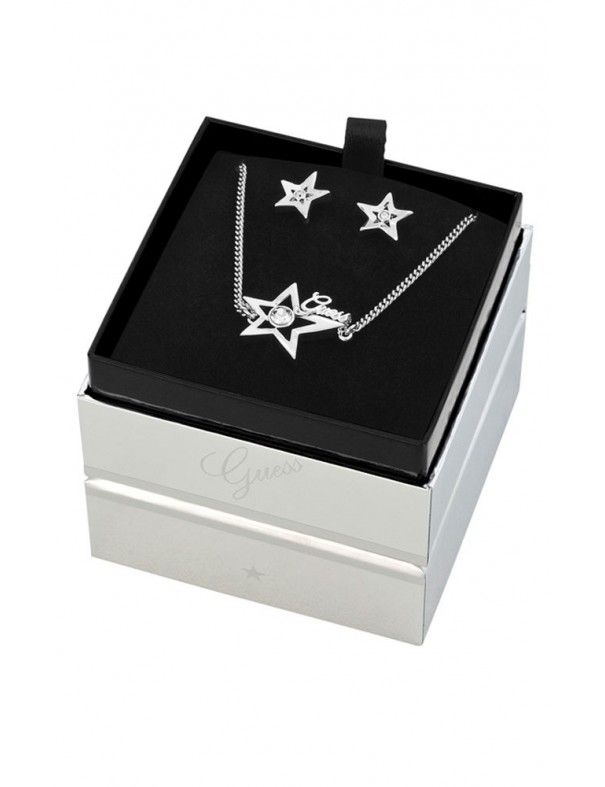 SET GUESS PULSERA Y PENDIENTES MUJER UBS81301