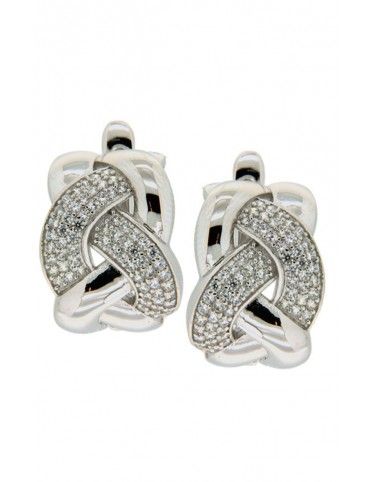 PENDIENTES PLATA CIRCONITAS MB-0022-E