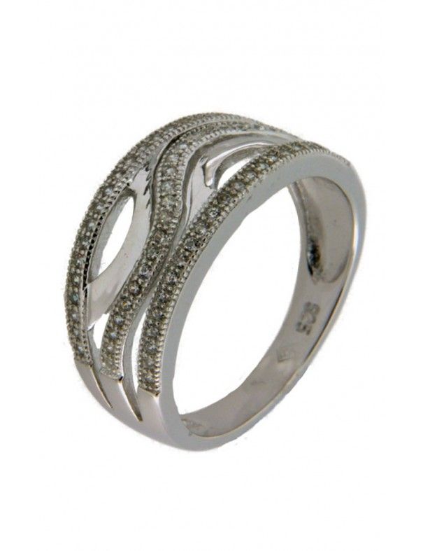 ANILLO PLATA CIRCONITAS MUJER XWT-0022-R