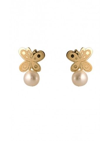PENDIENTES ORO 18 KT PERLA 7AP701/1P