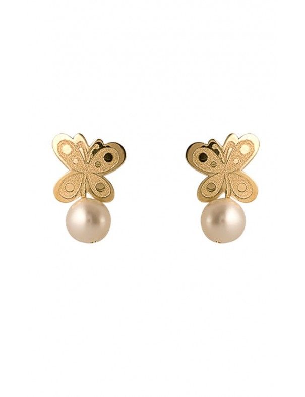 PENDIENTES ORO 18 KT PERLA 7AP701/1P